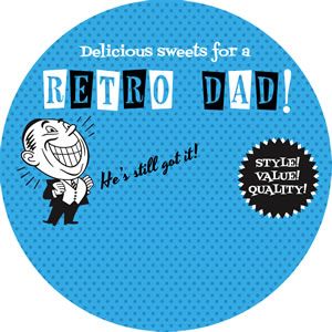 Retro Gift Tags for Dad