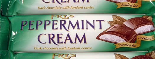 FRYS PEPPERMINT CREAM,gelatine-free gelatin free wrapped Choco Heaven  Mint  Bars   Wrapped  Cream  Frys  Bars & Wrapped  box boxes sweets,retro sweets,retro sweetshops,liquorice sweets,toffees,toffee sweets,boiled sweets