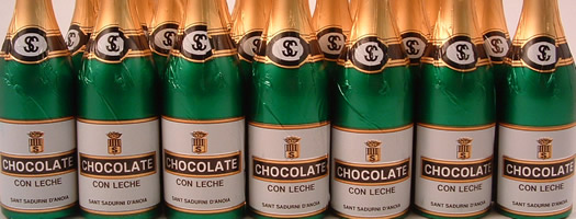 Chocolate Champagne Bottle