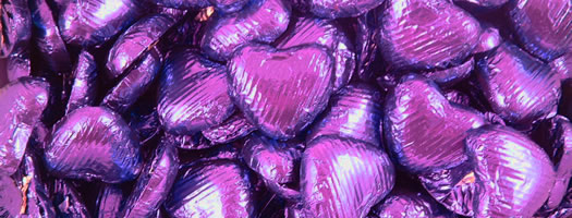 Chocolate Hearts – Purple Party