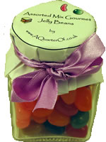 Dinky Glass Jar – Assorted Gourmet Jelly Beans