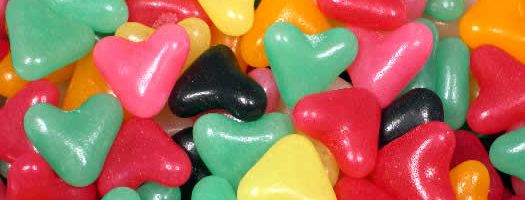 Jelly Bean Love Hearts