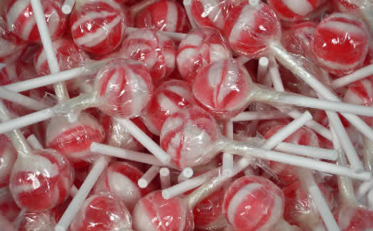 Strawberry Ripple Lollies