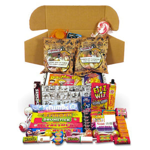 Cartoony Box of Retro Sweets (Personalised)