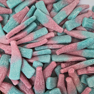 Giant Pink and Blue Fizzy Bottles