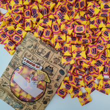 raspberry and pineapple chewy sweets