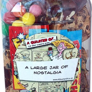 Personalised Sweets Jar of Nostalgia