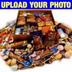 A Personalised Large Luxury Box of Retro Sweets