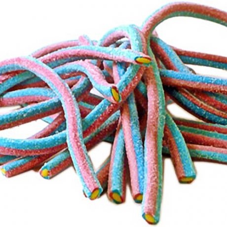 Giant Fizzy Red Blue Raspberry Cables Giant Fizzy Red Blue Raspberry Cables