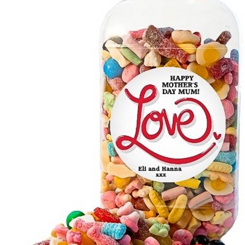 A Whopping Penny Mix Jar - Now You Can Personalise Yours FREE! Personalised Penny Sweets Mix Jar