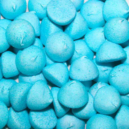 Blue Paint Balls Delicious, Chewy, Sugar Coated Marshmallows
