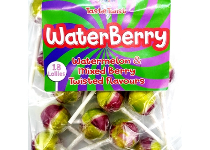 Watermelon & Mixed Berry Taste Twist Lollies Gluten & Gelatine Free