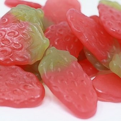 Delicious, Chewy, Haribo Giant Strawberries Gelatine Free