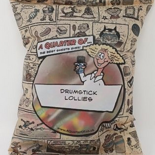 Drumstick Lolly Sweets Original Raspberry and Milk Flavour Chew