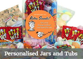 personalised gifts jars and tubs