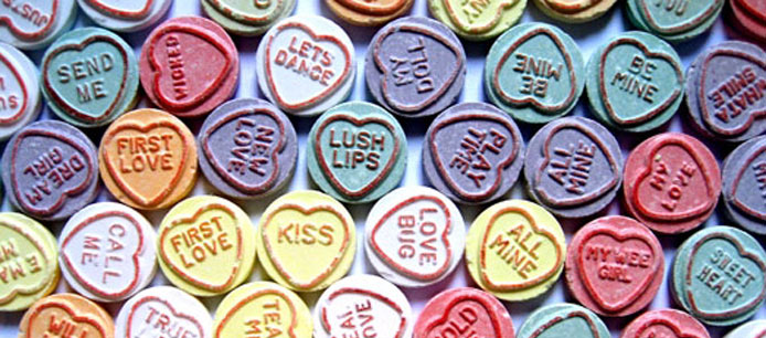 Love Heart Sweets