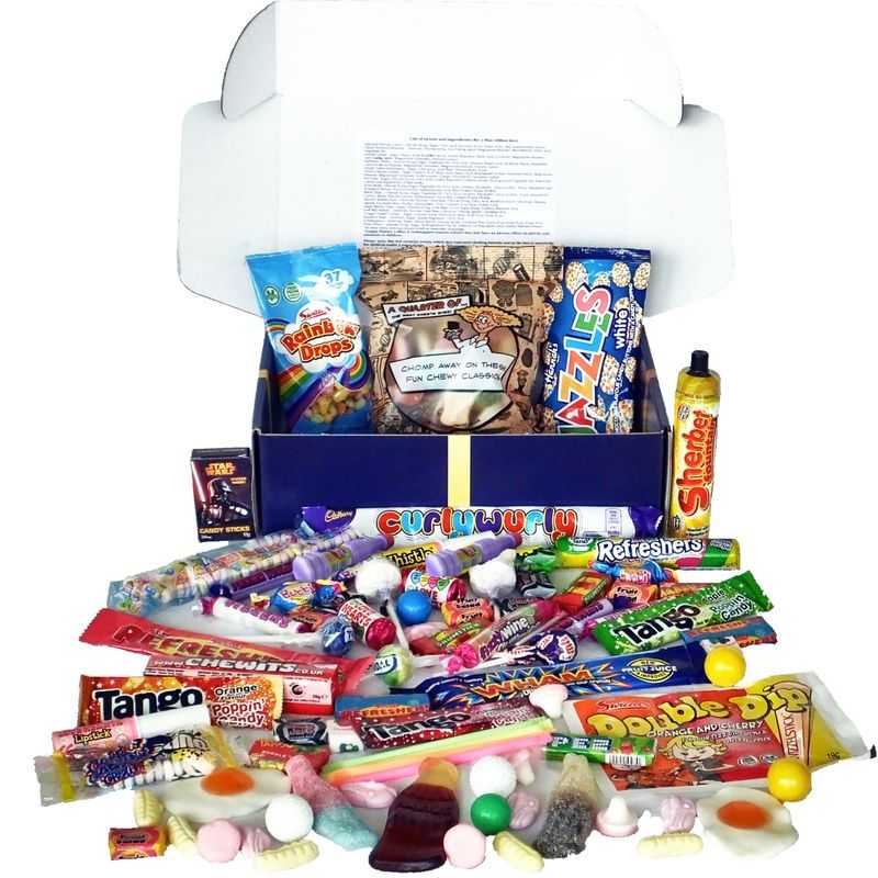Tasty Eighties Personalised Gift Box of Iconic 80s Sweets