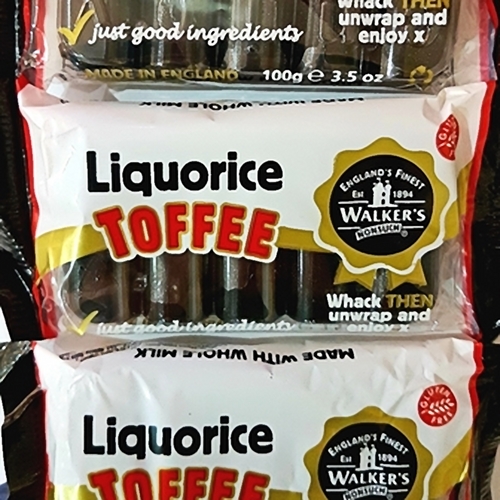 Liquorice Toffee Slabs