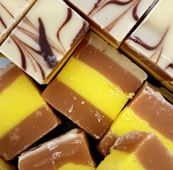 Vanilla and Custard Slice Fudge