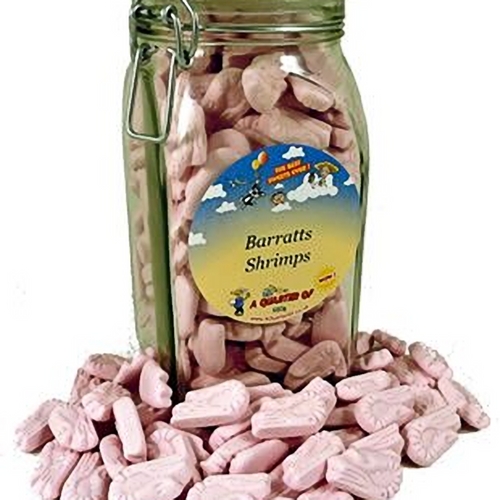 Barratts Shrimps in a Kilner Jar