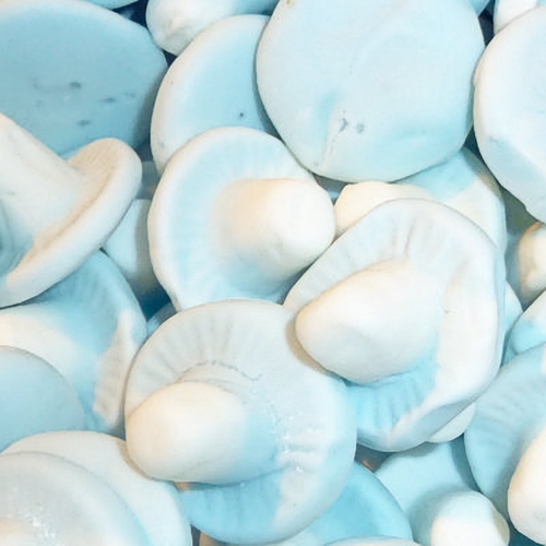 Blue Bubblegum Foam Mushrooms