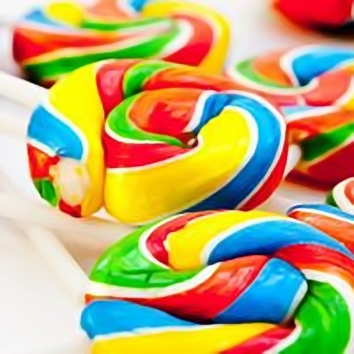 Disco Pop Swirly Lollies