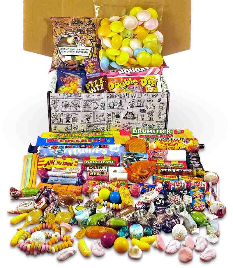 Retro Sweets Personalised Mega Gift Box