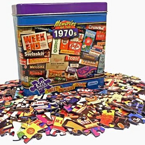 Sweets and Chocolates from the 70s Jigsaw